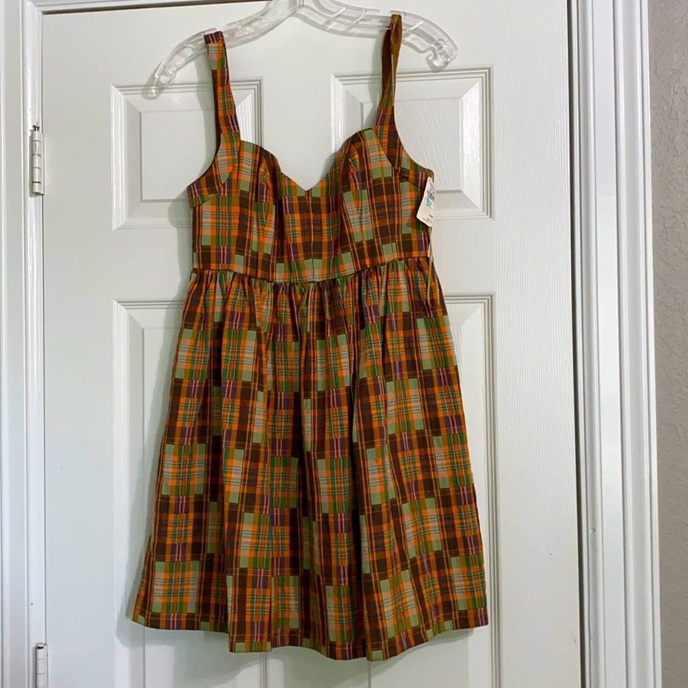 brown summer dress